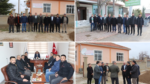 KAYMAKAMIMIZ MUHAMMET FUAT TÜRKMAN SULAMA BİRLİĞİ KOOPERATİFLERİ'Nİ ZİYARET EDİYOR