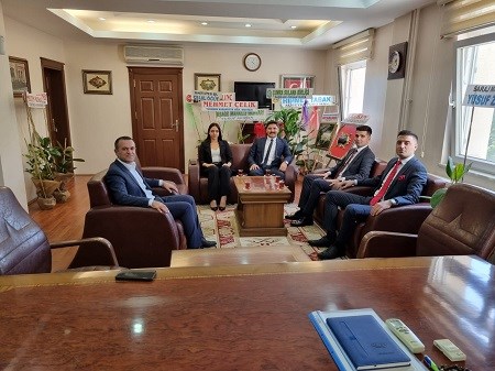 Cumhuriyet Savcılarımız Kaymakamımıza Hoş Geldin Ziyaretinde Bulundu.