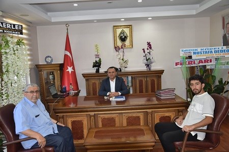 İstanbul Çumralılar Derneği Başkanı Kaymakamımıza Hayırlı Olsun Ziyaretinde Bulundu.